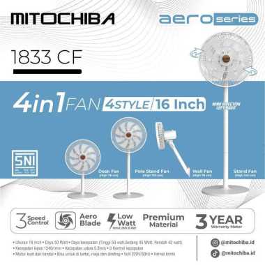 MITO 1833CF 4 IN 1 AERO FAN WHITE - Hiro Electronics