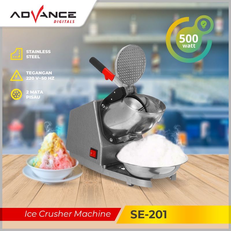 ADVANCE ICE CRUSHER MACHINE SE201 - Hiro Electronics