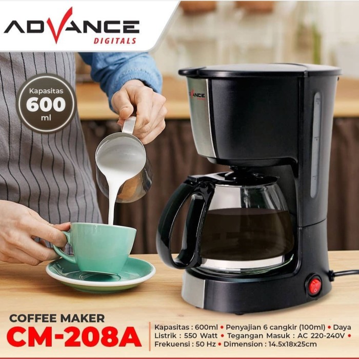 ADVANCE CM208A COFFEE MAKER - Hiro Electronics