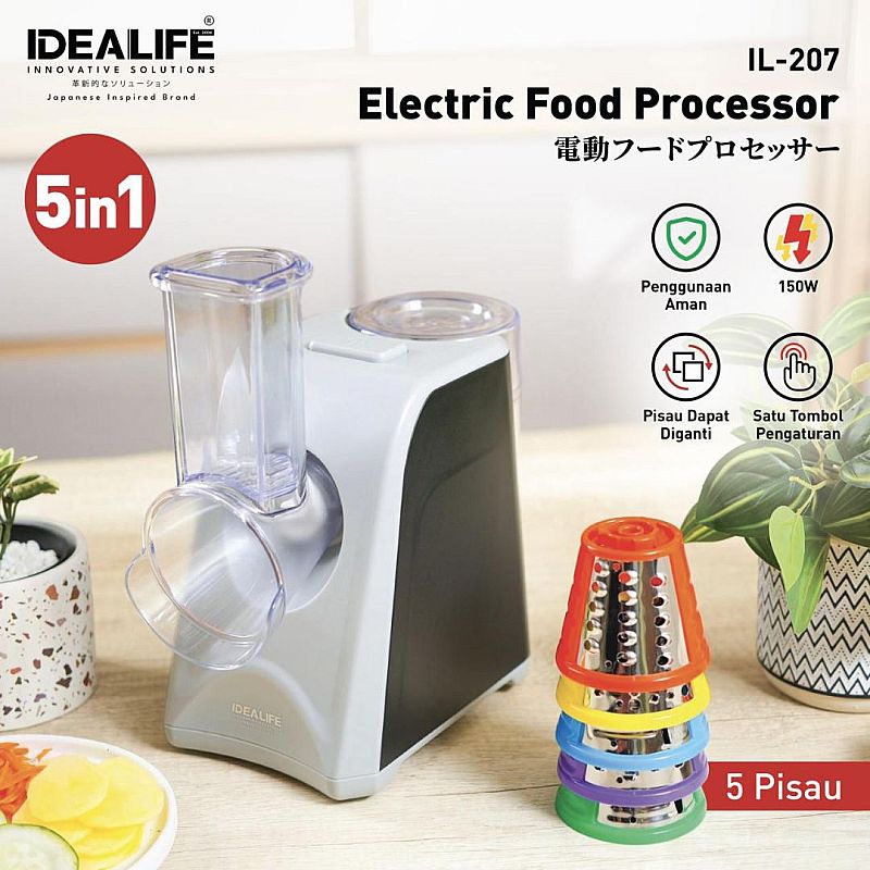 IDEALIFE IL207 FOOD PROCESSOR - Hiro Electronics