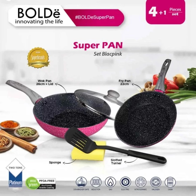 BOLDE SUPERPAN BLACKPINK 5 PCS - Hiro Electronics