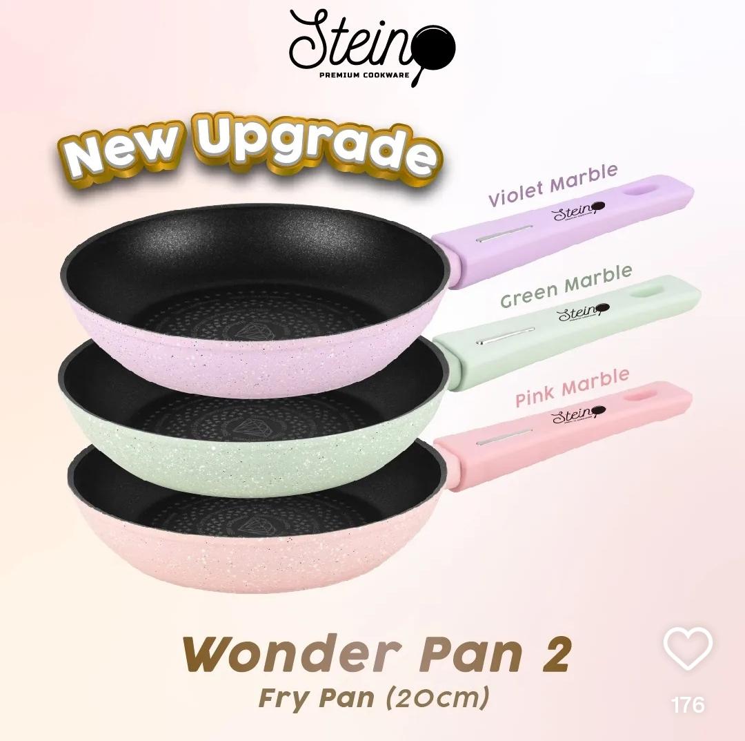 STEIN WONDERPAN 2 GREEN MARBLE/PINK MARBLE/VIOLET MARBLE - Hiro Electronics