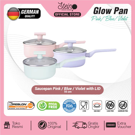 STEIN SAUCEPAN GLOWPAN PINK/BLUE/VIOLET - Hiro Electronics
