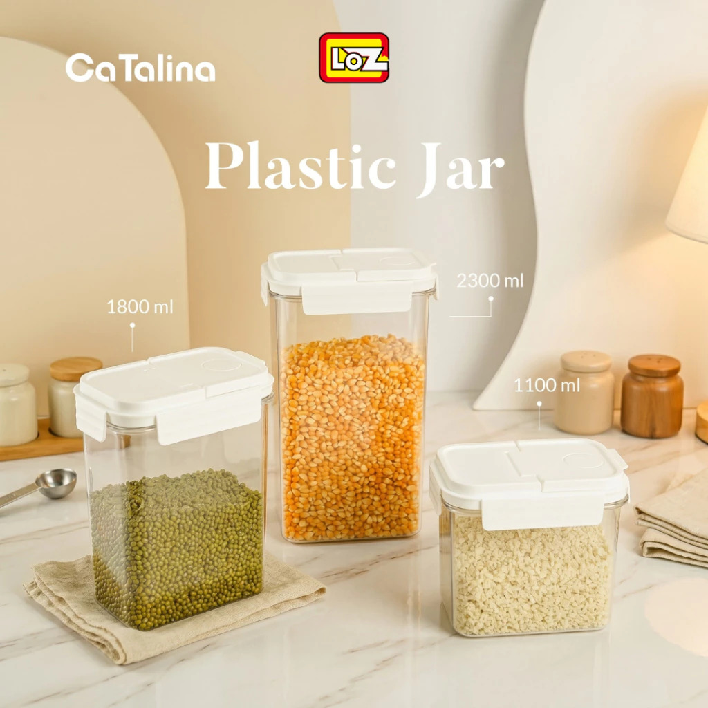 CATALINA PLASTIC SEAL JAR 1800 ML - 30405/18 - Hiro Electronics